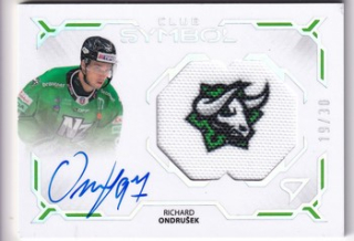 24-25 TIPOS - Richard ONDRUŠEK č. CS-RO Club Symbol Silver Auto 19/30