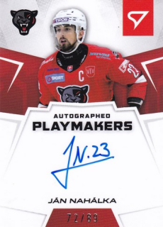 24-25 TIPOS SHL - Ján NAHÁLKA č. AP-JN Autographed Playmakers 72/89