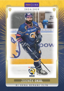 24-25 GOAL Cards - Zdeněk OKÁL č. ZLI-29 Canvas 1of40