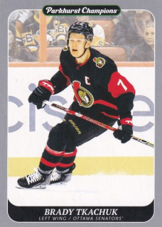 23-24 Parkhurst Champions - Brady TKACHUK č. 71 Silver