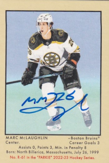 23-24 Parkhurst Champions - Marc McLAUGHLIN č. R-61 Mini Parkie Autographs