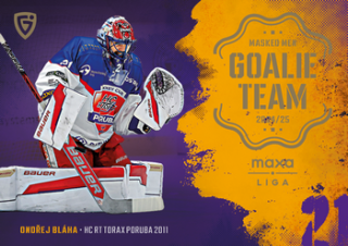 24-25 GOAL Cards - Ondřej BLÁHA č. GT-13 Goalie Team