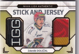 24-25 GOAL Cards - Zdeněk DOLEŽAL č. SJ-19 Stick and Jersey 11/20
