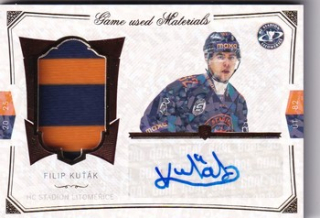 24-25 GOAL Cards - Filip KUŤÁK č. S-10 Game used Materials Signature 06/10