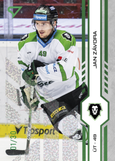 24-25 TELH - Jan ZÁVORA č. 356 Green Glitter x/30