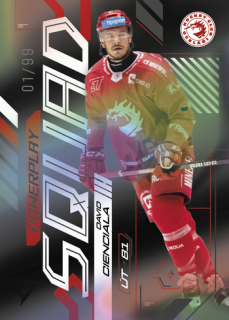 24-25 TELH - David CIENCIALA č. PS-04 Powerplay Squad Black Rainbow x/99