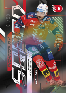 24-25 TELH - Robert KOUSAL č. PS-09 Powerplay Squad Black Rainbow x/99