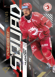 24-25 TELH - Libor HUDÁČEK č. PS-06 Powerplay Squad Golden Fireworks x/49