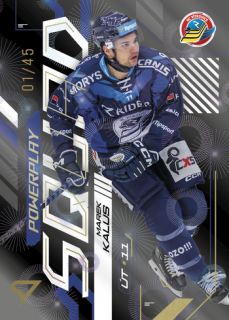 24-25 TELH - Marek KALUS č. PS-59 Powerplay Squad Golden Fireworks x/49