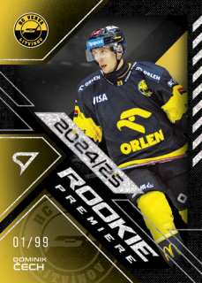 24-25 TELH - Dominik ČECH č. RP-16 Rookie Premiere Limited x/99