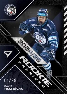 24-25 TELH - David ROZSÍVAL č. RP-21 Rookie Premiere Limited x/99