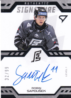 24-25 TELH - Robin SAPOUŠEK č. SL1-RS Authentic Signature 32/99