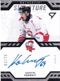 24-25 TELH - Martin KOHOUT č. SL2-KO Authentic Signature 02/75