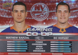 24-25 UD S1 - Mathew BARZAL/Bo HORVAT č. CGO-21 GAMING CO-OP