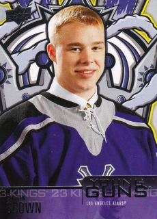 24-25 UD S1 - Dustin BROWN č. YGR-6 YOUNG GUNS RENEWED