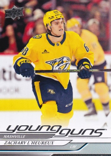 24-25 UD S2 - Zachary L'HEUREUX č. 480 Young Guns
