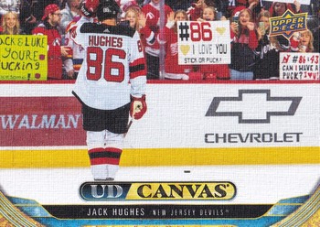 24-25 UD S2 - Jack HUGHES č. C133 UD CANVAS