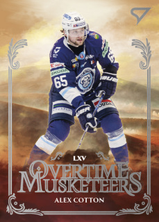24-25 TIPOS - Alex COTTON č. OM-01 Overtime Musketeers