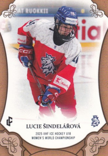 24-25 Český hokej - Lucie ŠINDELÁŘOVÁ č. WU18-13