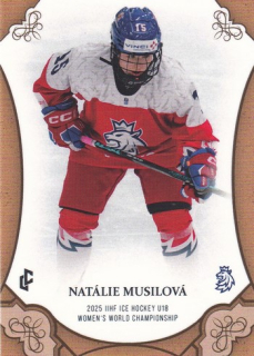 24-25 Český hokej - Natálie MUSILOVÁ č. WU18-14