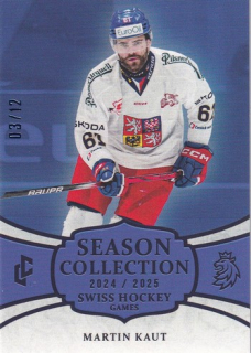 24-25 Český hokej - Martin KAUT č. SHG-19 Blue x/12