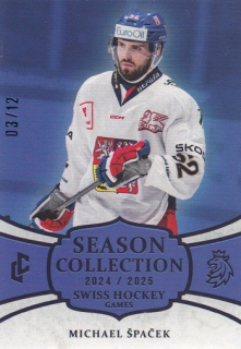 24-25 Český hokej - Michael ŠPAČEK č. SHG-21 Blue x/12