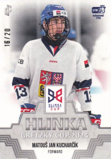 24-25 Český hokej - Matouš Jan KUCHARČÍK č. HGC-11 Platinum x/20