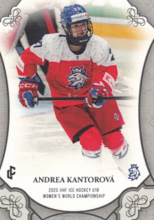24-25 Český hokej - Andrea KANTOROVÁ č. WU18-20 Silver