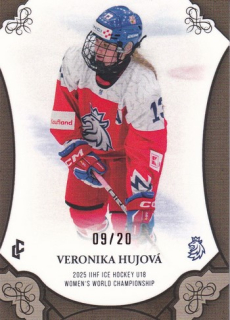 24-25 Český hokej - Veronika HUJOVÁ č. WU18-05 Canvas x/20