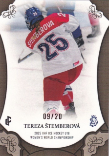 24-25 Český hokej - Tereza ŠTEMBEROVÁ č. WU18-07 Canvas x/20