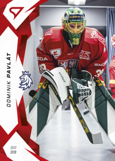 2025 Hokejové Česko - Dominik PAVLÁT č. 06 Red