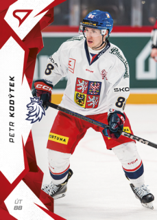 2025 Hokejové Česko - Petr KODÝTEK č. 42 Red