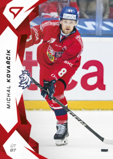 2025 Hokejové Česko - Michal KOVAŘČÍK č. 45 Red
