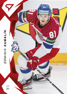 2025 Hokejové Česko - Dominik KUBALÍK č. 47 Red