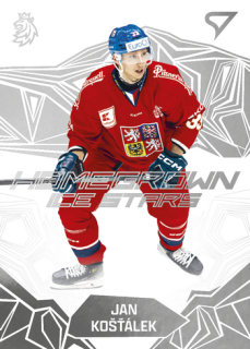 2025 Hokejové Česko - Jan KOŠŤÁLEK č. HS-06 Homegrown Ice Stars