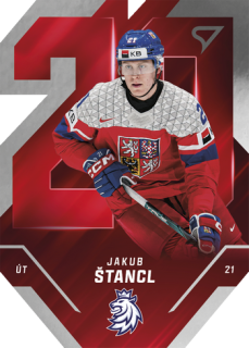 2025 Hokejové Česko - Jakub ŠTANCL č. TE-23 Team 20