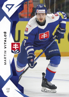 2025 Hokejové Slovensko - Martin VITALOŠ č. 25 Blue