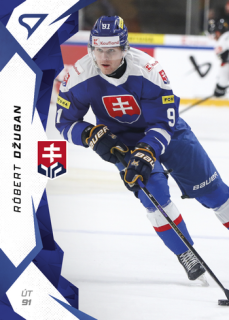 2025 Hokejové Slovensko - Róbert DŽUBAN č. 34 Blue