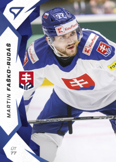 2025 Hokejové Slovensko - Martin FAŠKO-RUDÁŠ č. 36 Blue