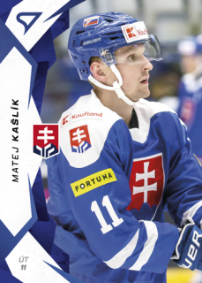 2025 Hokejové Slovensko - Matej KAŠLÍK č. 40 Blue