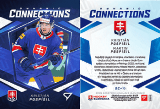 2025 Hokejové Slovensko - Kristián POSPÍŠIL & Martin POSPÍŠIL č. DC-11 Dynamic Connections 3D