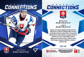 2025 Hokejové Slovensko - Branko RADIVOJEVIČ & Luka RADIVOJEVIČ č. DC-12 Dynamic Connections 3D