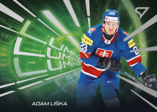 2025 Hokejové Slovensko - Adam LIŠKA č. LS-12 Luminous