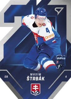 2025 Hokejové Slovensko - Maxim ŠTRBÁK č. SD-06 Team 20