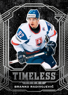 2025 Hokejové Slovensko - Branko RADIVOJEVIČ č. TI-14 Timeless Icons