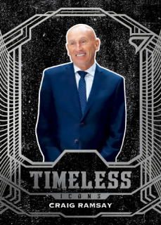 2025 Hokejové Slovensko - Craig RAMSAY č. TI-18 Timeless Icons