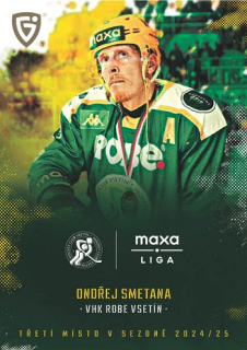 24-25 GOAL Cards - Ondřej SMETANA č. MED-03 Medailists