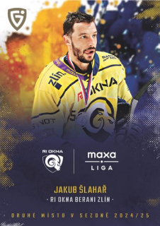 24-25 GOAL Cards - Jakub ŠLAHAŘ č. MED-10 Medailists