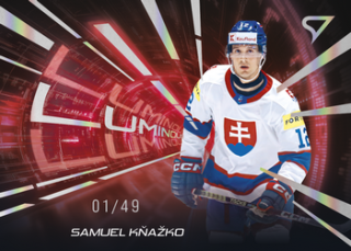 2025 Hokejové Slovensko - Samuel KŇAŽKO č. LS-05 Luminous Red x/49