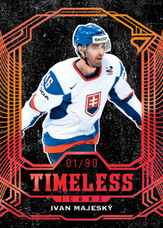 2025 Hokejové Slovensko - Ivan MAJESKÝ č. TI-05 Timeless Icons Copper x/90
